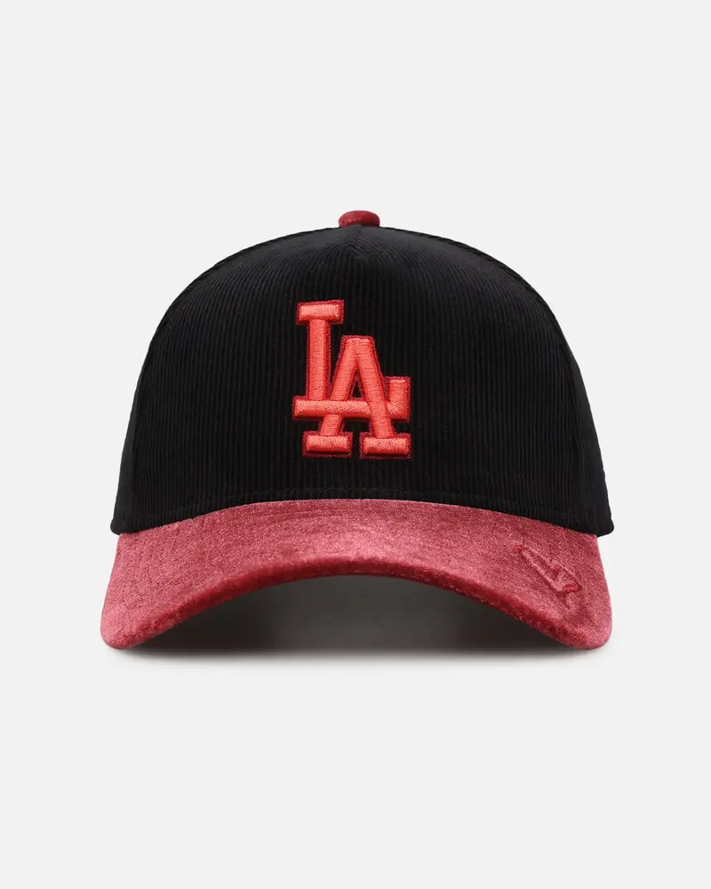New Era Los Angeles Dodgers 'Velvet Cord Certified Lover' 9Forty A-Frame Premium Corduroy Snapback Violet 1