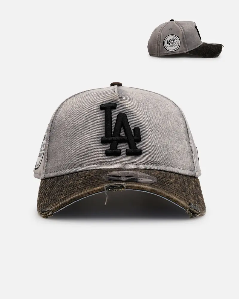 New Era Los Angeles Dodgers 'Washed Storm Gray' 9Forty A-Frame Snapback Gray 1