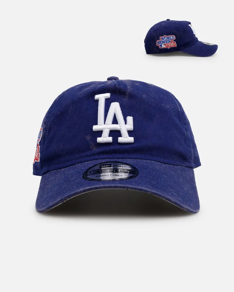 New Era Los Angeles Dodgers 'Washed Team Color' Unstructured 9Forty A-Frame Snapback Official Team Color 1