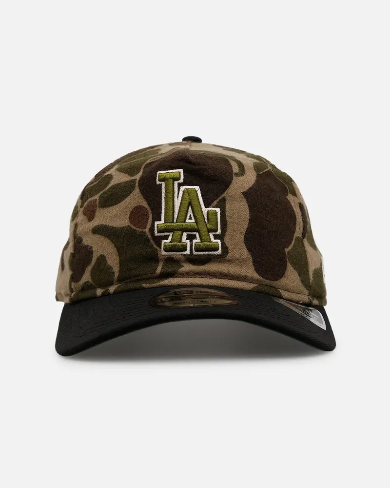 New Era Los Angeles Dodgers 'Wool Duck Camo' 19Twenty Strapback Duck Camo 1