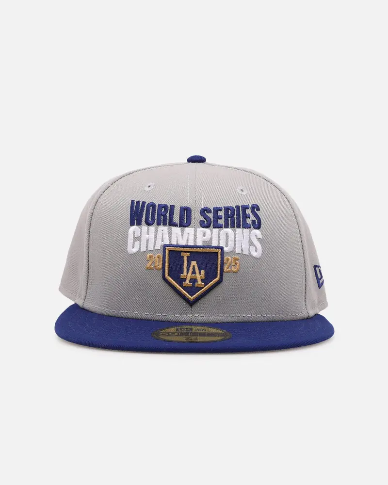 New Era Los Angeles Dodgers 'World Series Champs 2025' 59Fifty Fitted Grey/Blue 1