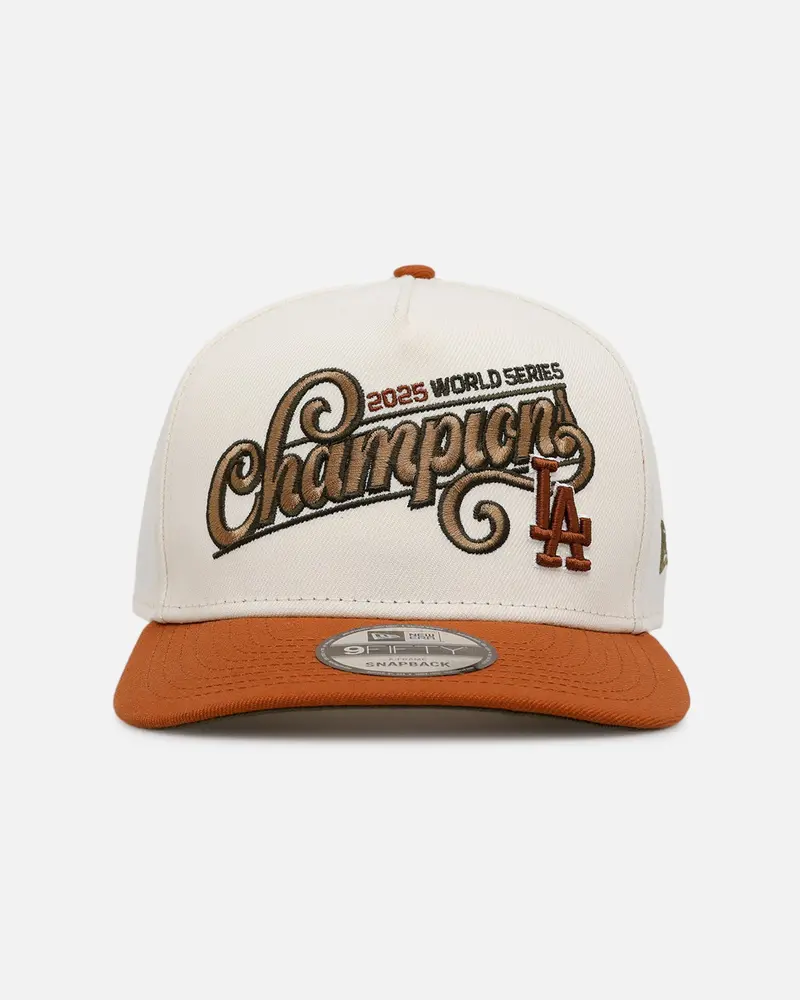 New Era Los Angeles Dodgers 'World Series Champs 2026' 9Fifty Snapback Brown 1