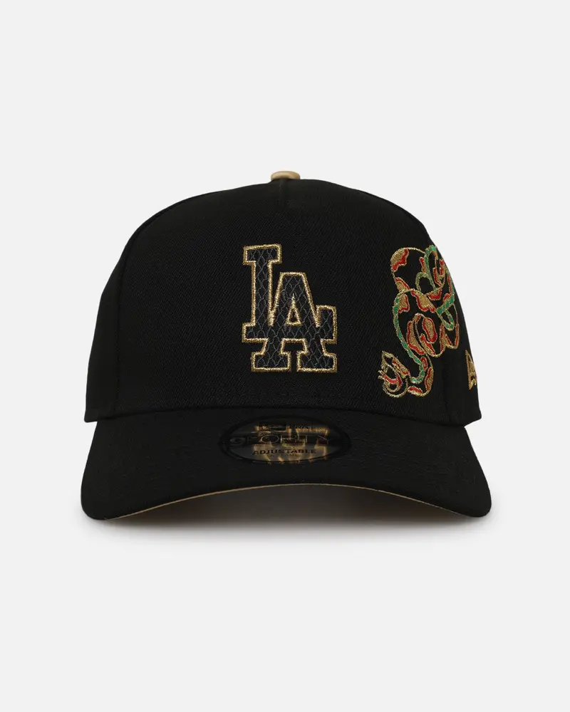 New Era Los Angeles Dodgers 'Year Of The Snake' 9Forty A-Frame Snapback Black/Gold 1