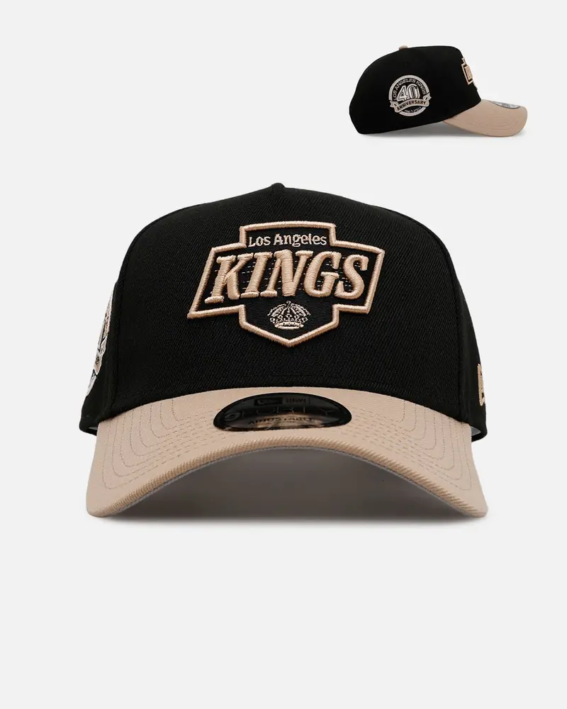 New Era Los Angeles Kings 'Desert Nights' 9Forty A-Frame Snapback Black/Camel 1