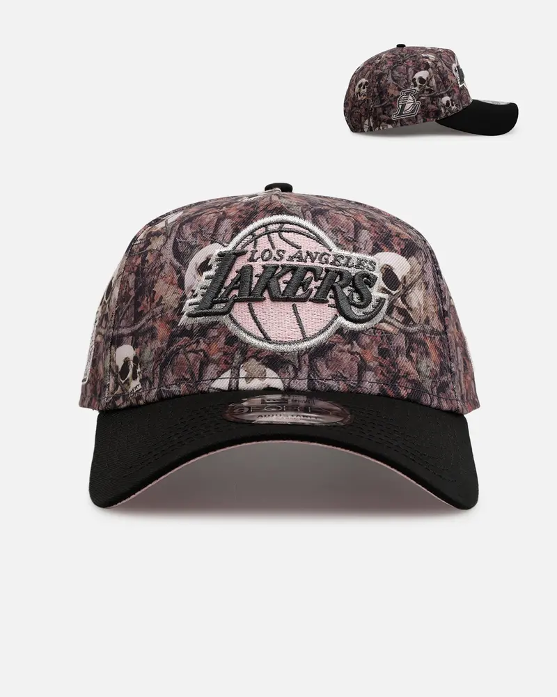 New Era Los Angeles Lakers 'Camo Skulls' 9Forty A-Frame Snapback Camo 1