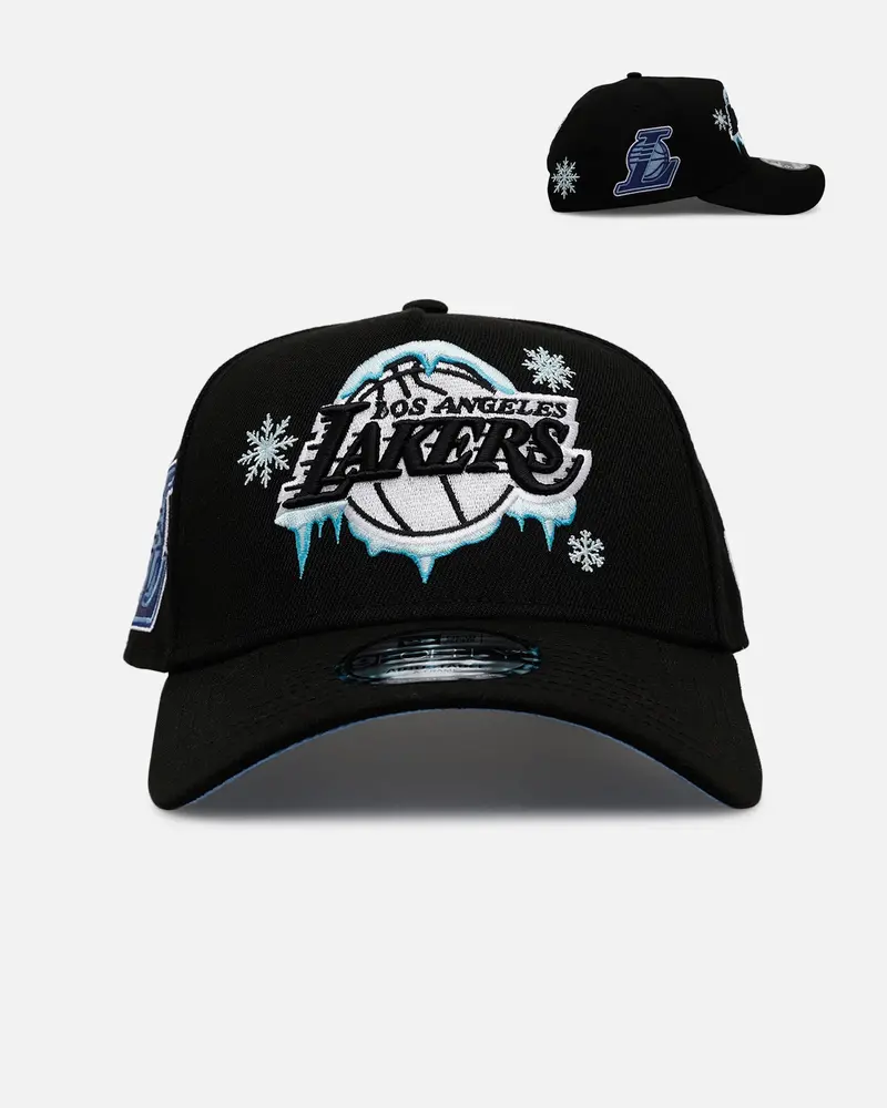 New Era Los Angeles Lakers 'Cold As Ice' 9Forty A-Frame Snapback Black 1