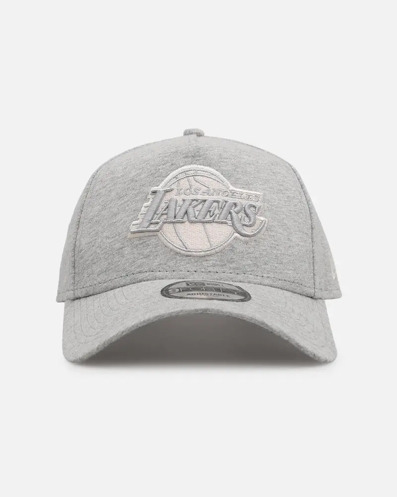 New Era Los Angeles Lakers 'Cozy' 9Forty A-Frame Strapback Heather Grey 1