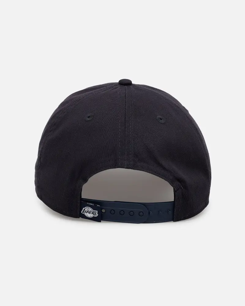 New Era Los Angeles Lakers 'Fabric Shop' 9Forty A-Frame Snapback Navy 2