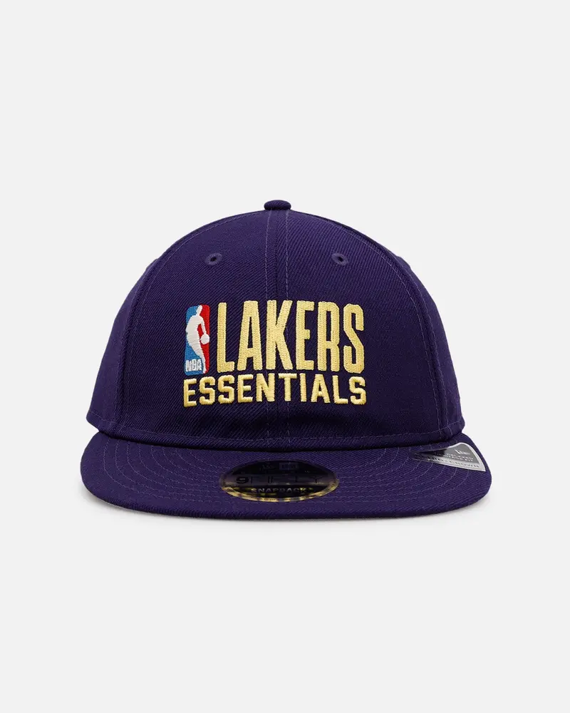 New Era Los Angeles Lakers 'Fear Of God X Nba' 9Fifty Retro Crown Snapback Purple 1