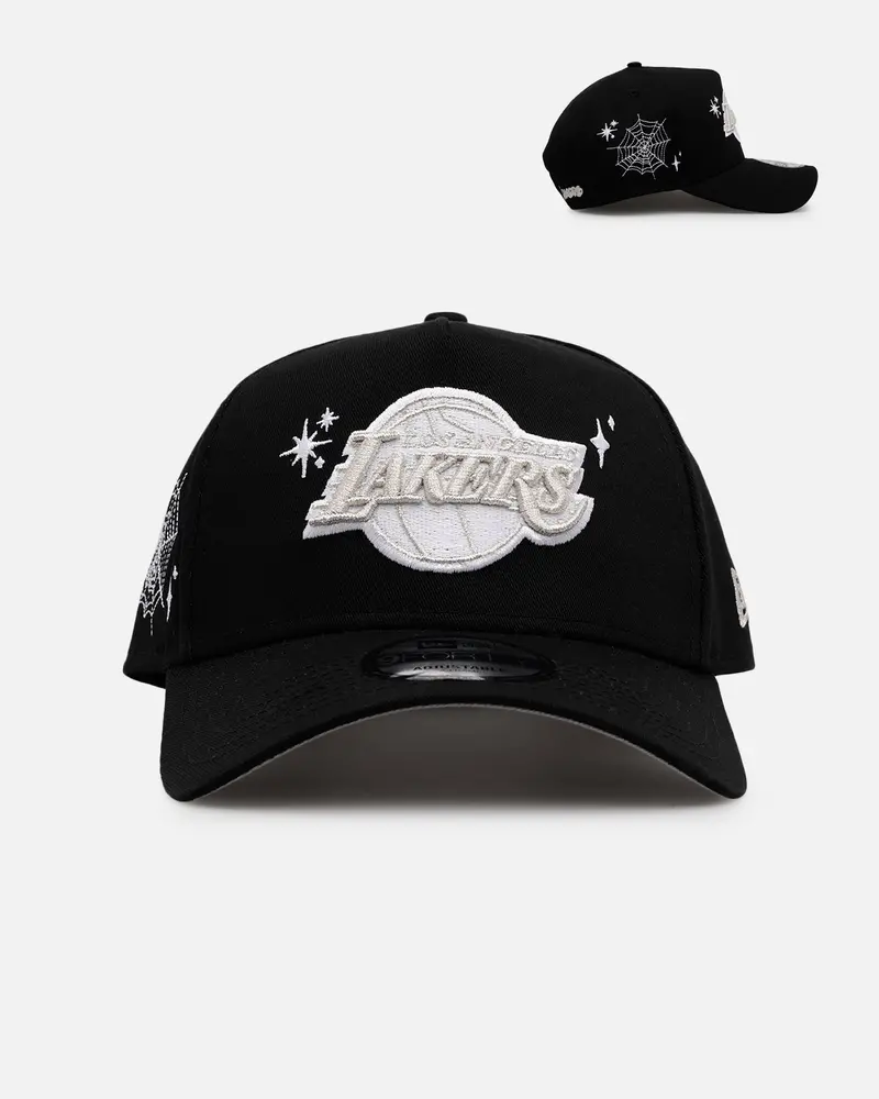 New Era Los Angeles Lakers 'Grit 3.0' 9Forty A-Frame Snapback Black/White 1