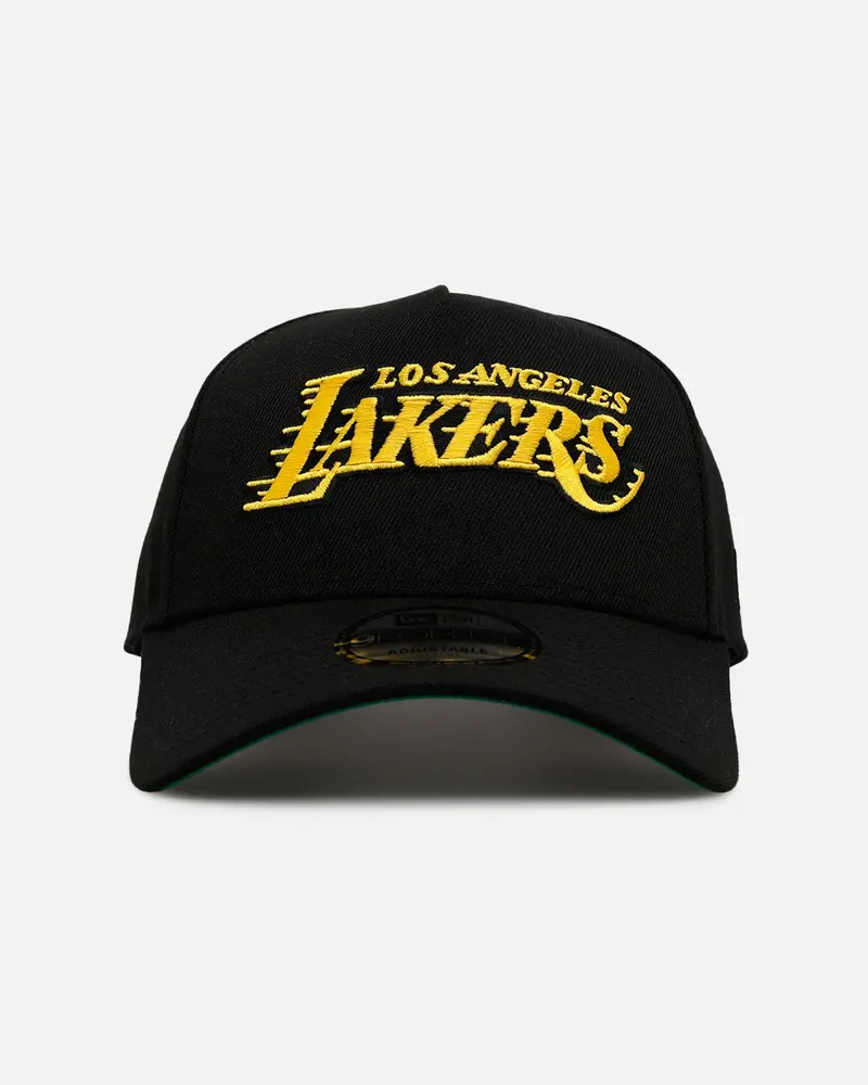 New Era Los Angeles Lakers 'Homage' 9Forty A-Frame Snapback Black 1