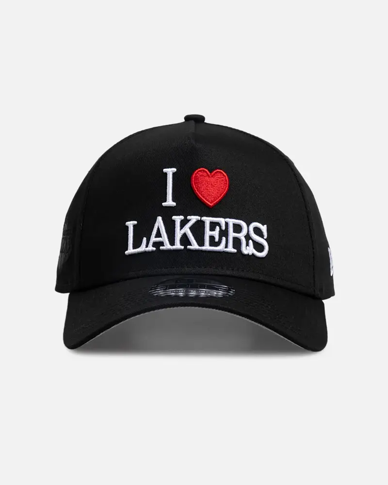 New Era Los Angeles Lakers 'Lovers' 9Forty A-Frame Snapback Black 1