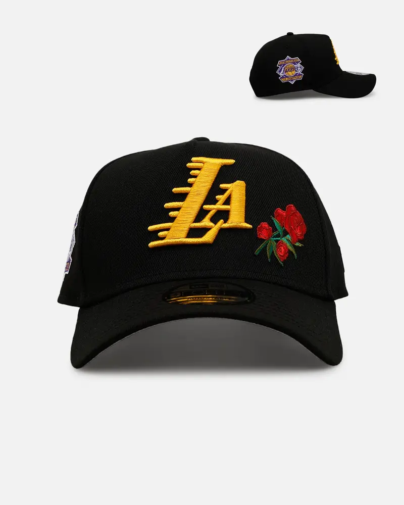 New Era Los Angeles Lakers 'Official Team Color Rose' 9Forty A-Frame Snapback Official Team Color 1