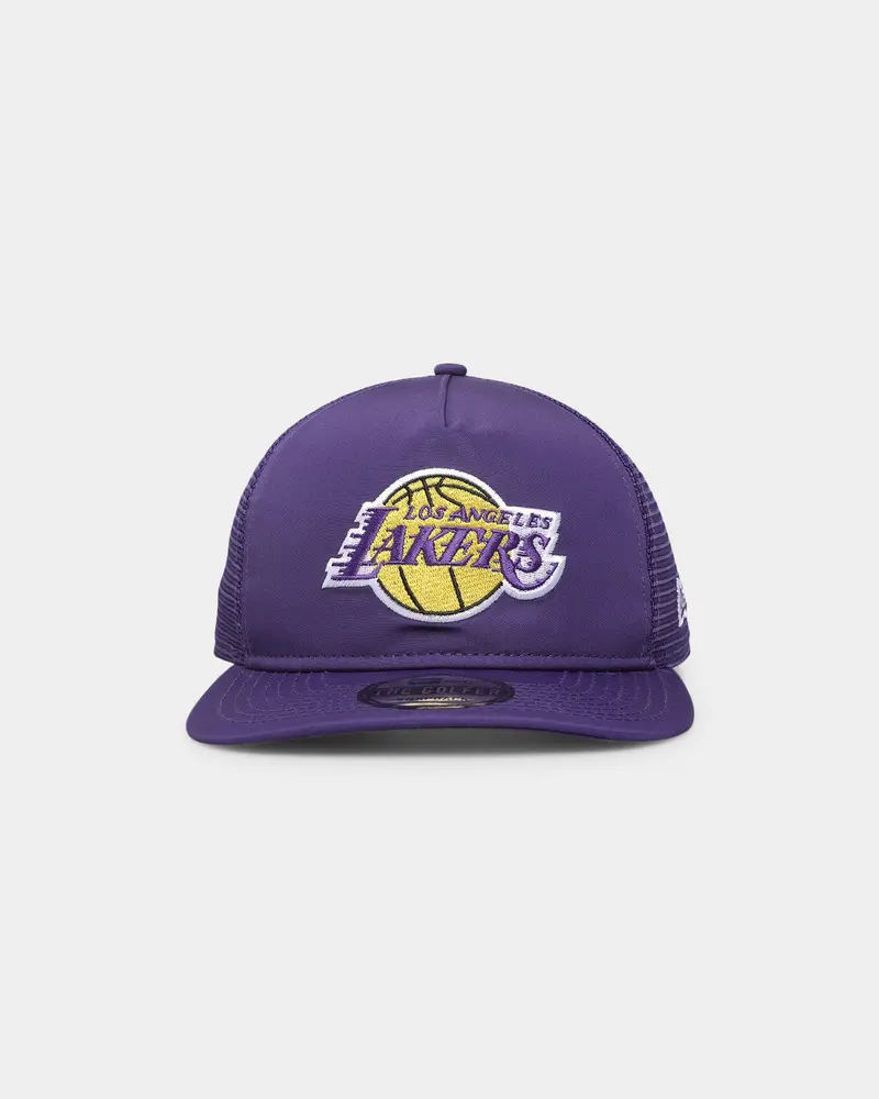 New Era Los Angeles Lakers 'Og Team Colour' Prolight Old Golfer Trucker Snapback Otc 1