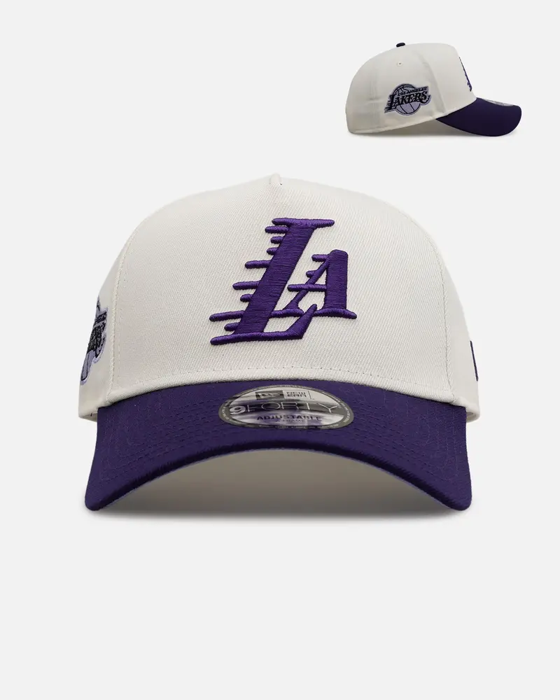 New Era Los Angeles Lakers 'Purple Haze 2.0' 9Forty A-Frame Snapback Chrome/Purple 1