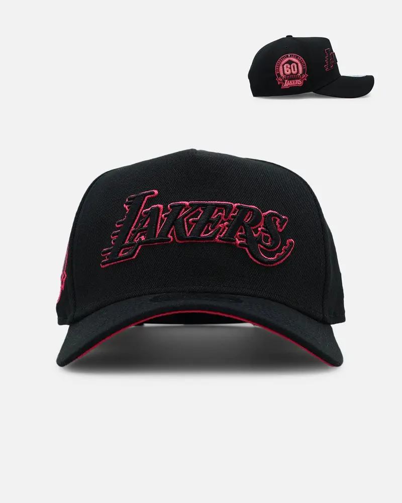 New Era Los Angeles Lakers 'Rose Nights' 9Forty A-Frame Snapback Black 1