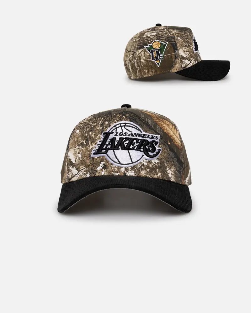 New Era Los Angeles Lakers 'Stealth Edge' 9Forty A-Frame Snapback Realtree Edge 1