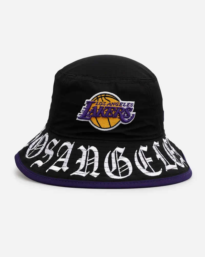 New Era Los Angeles Lakers 'Summer League' Bucket Hat Black 1