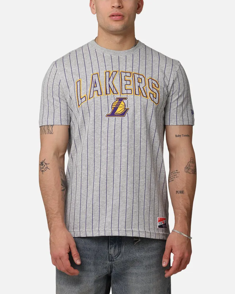 New Era Los Angeles Lakers T-Shirt Grey 1