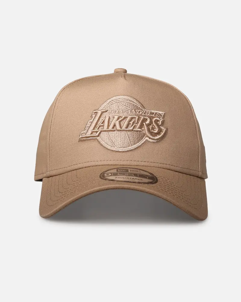 New Era Los Angeles Lakers 'Tonal Camel' 9Forty A-Frame Snapback Camel 1