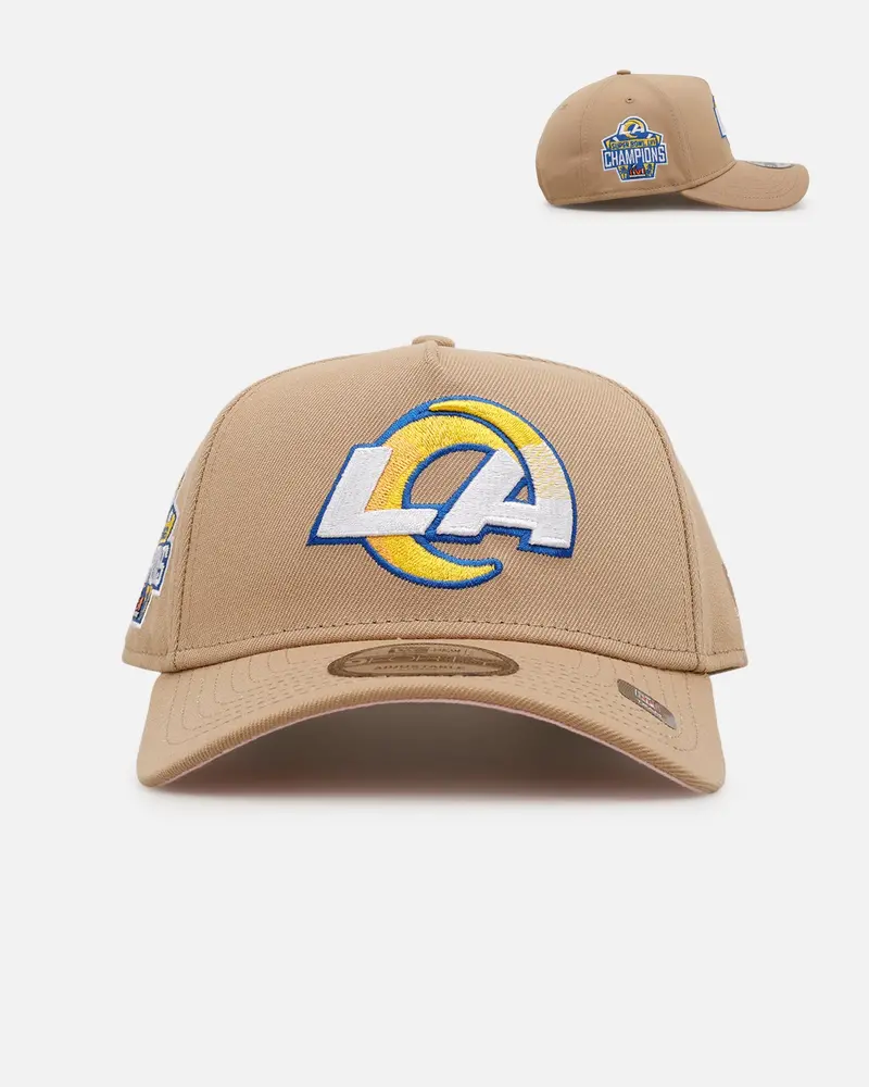 New Era Los Angeles Rams 'Tan Pink' 9Forty A-Frame Snapback Tan 1