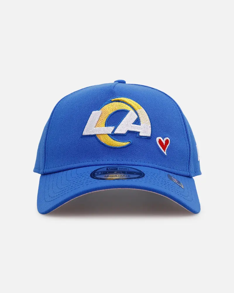 New Era Los Angeles Rams 'Team Color Hearts' 9Forty A-Frame Snapback Official Team Color 1