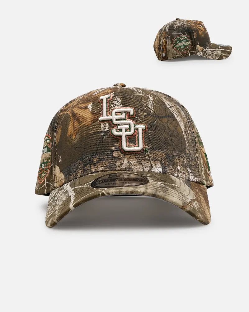 New Era Lsu Tigers 'Great Outdoors' 9Forty A-Frame Snapback Camo 1