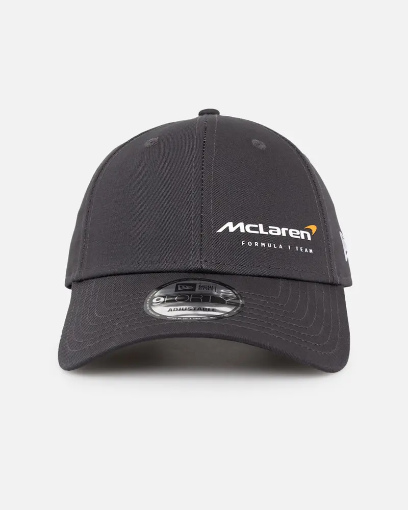 New Era Mclaren Flawless 9Forty A-Frame Snapback Dark Grey 1