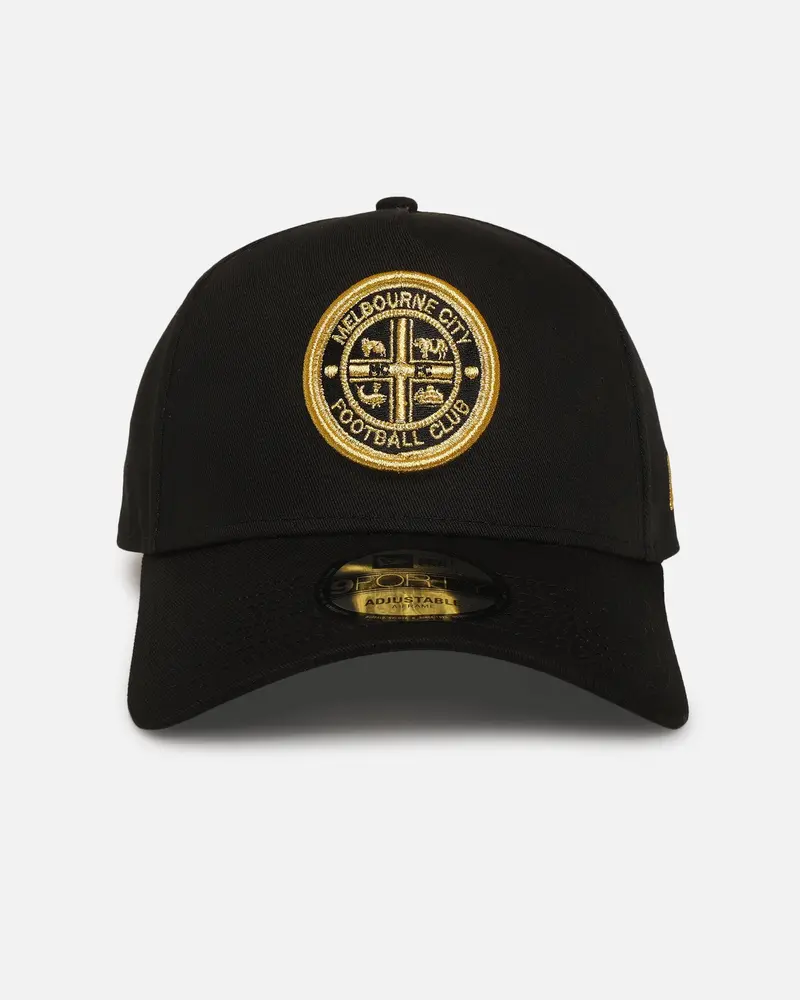New Era Melbourne City Fc 'A-League Exculsive' 9Forty A-Frame Snapback Black/Gold 1