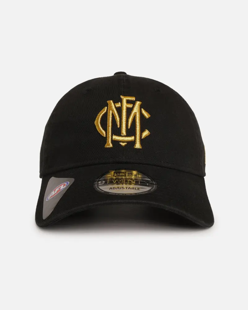 New Era Melbourne Football Club 'Afl Black & Gold' 9Twenty Strapback Black/Gold 1