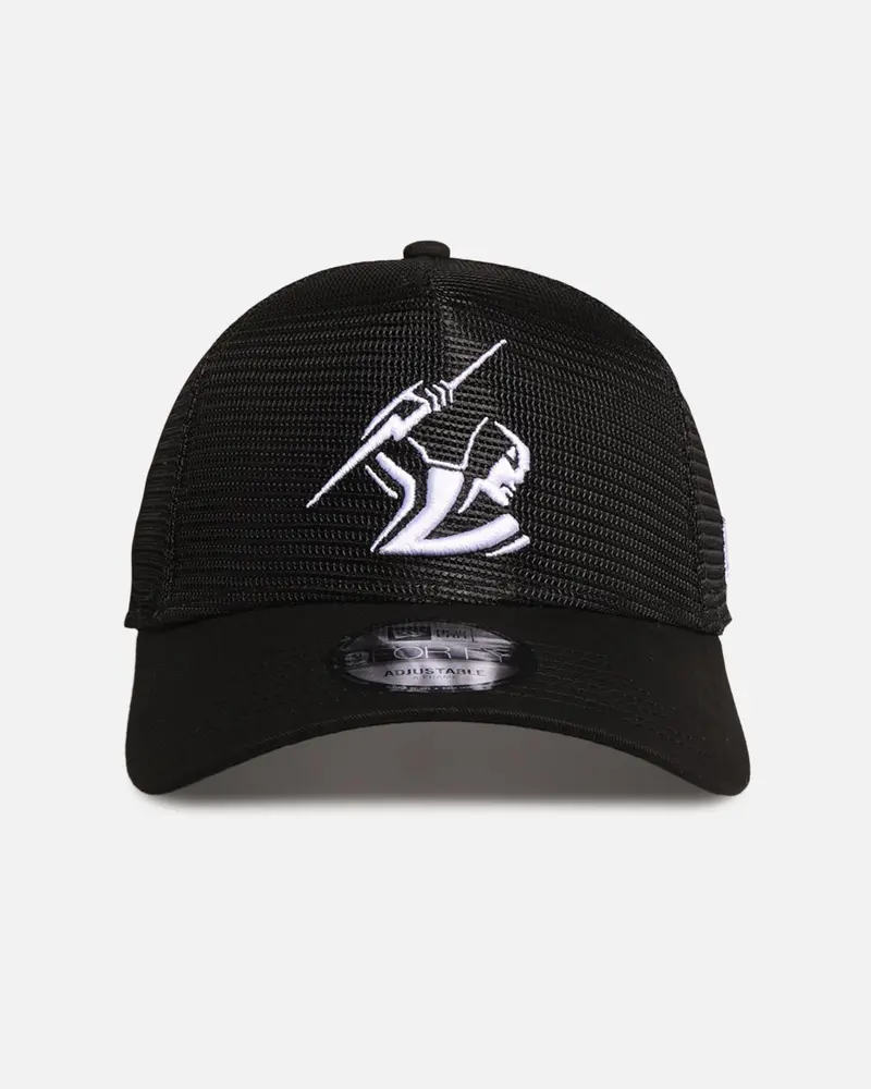 New Era Melbourne Storm 'Nrl Mesh Crown' 9Forty A-Frame Trucker Snapback Black 1