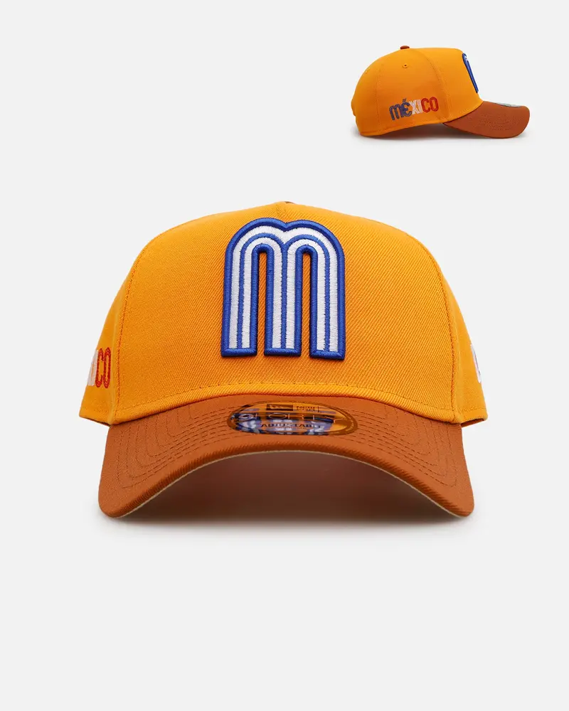 New Era Mexico National Baseball Team 'Beer' 9Forty A-Frame Snapback Gold/Brown 1