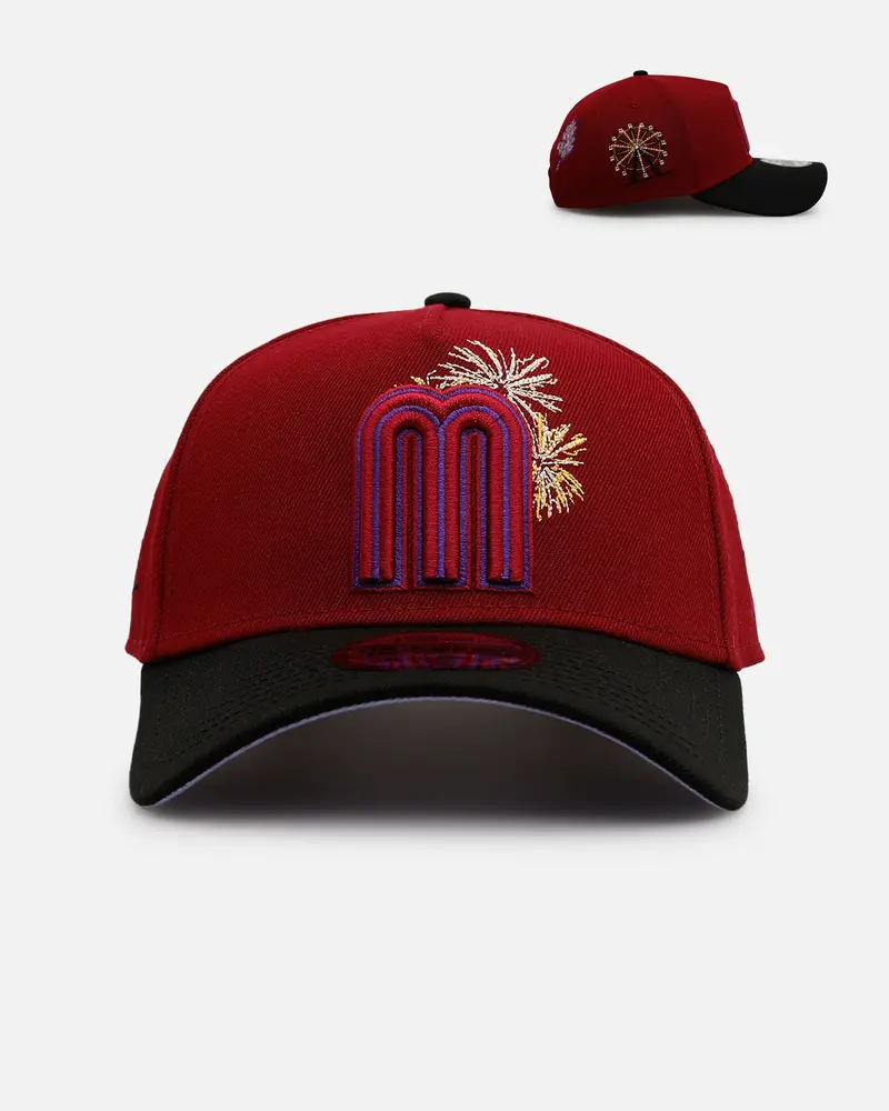 New Era Mexico National Baseball Team 'Carnival' 9Forty A-Frame Snapback Cardinal 1