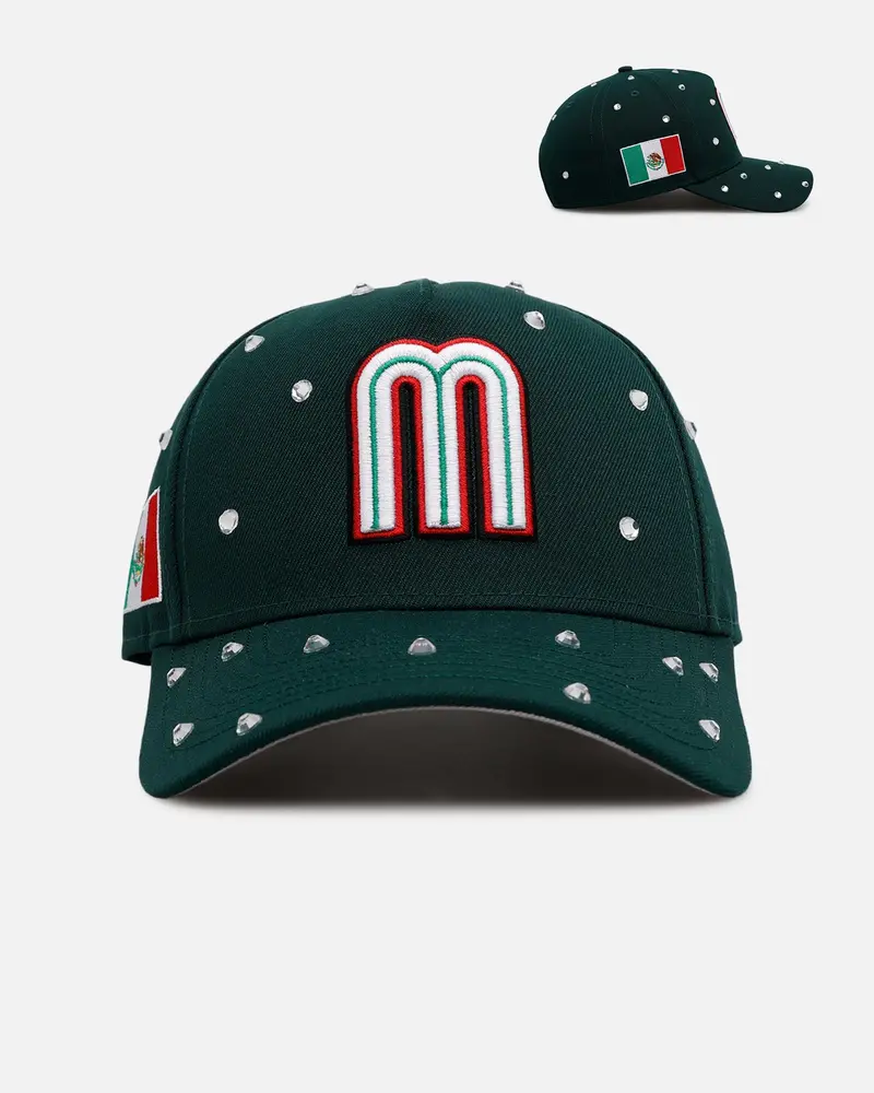 New Era Mexico National Baseball Team 'Embellishment' 9Forty A-Frame Snapback Green 1