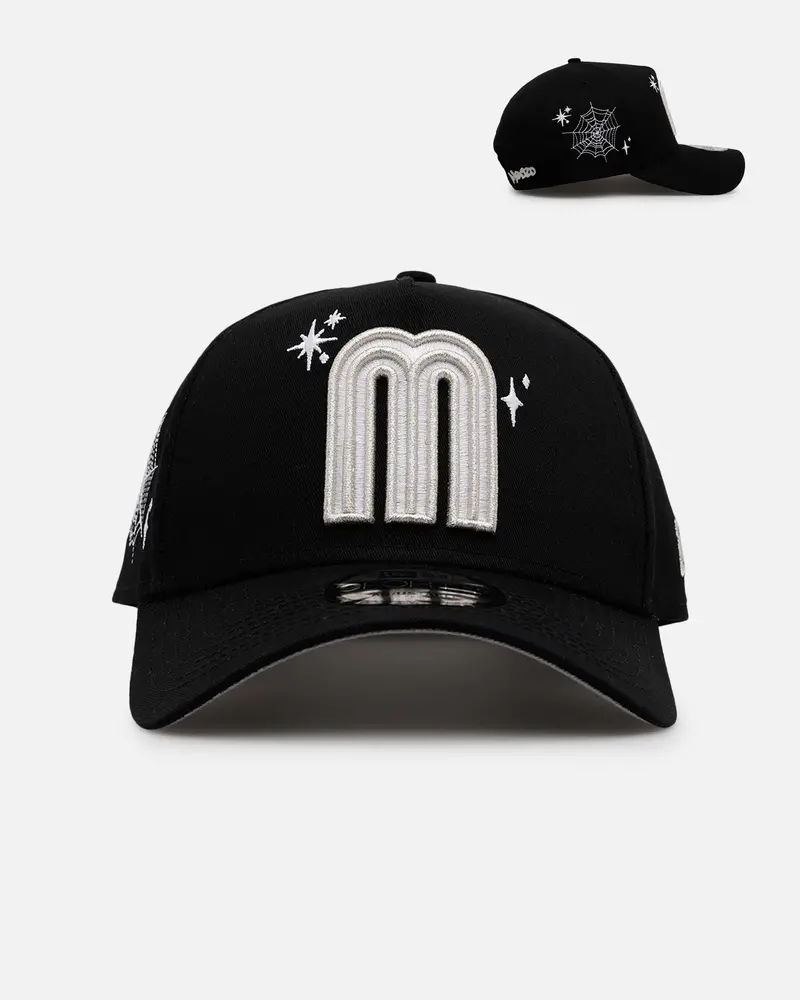 New Era Mexico National Baseball Team 'Grit 3.0' 9Forty A-Frame Snapback Black/White 1