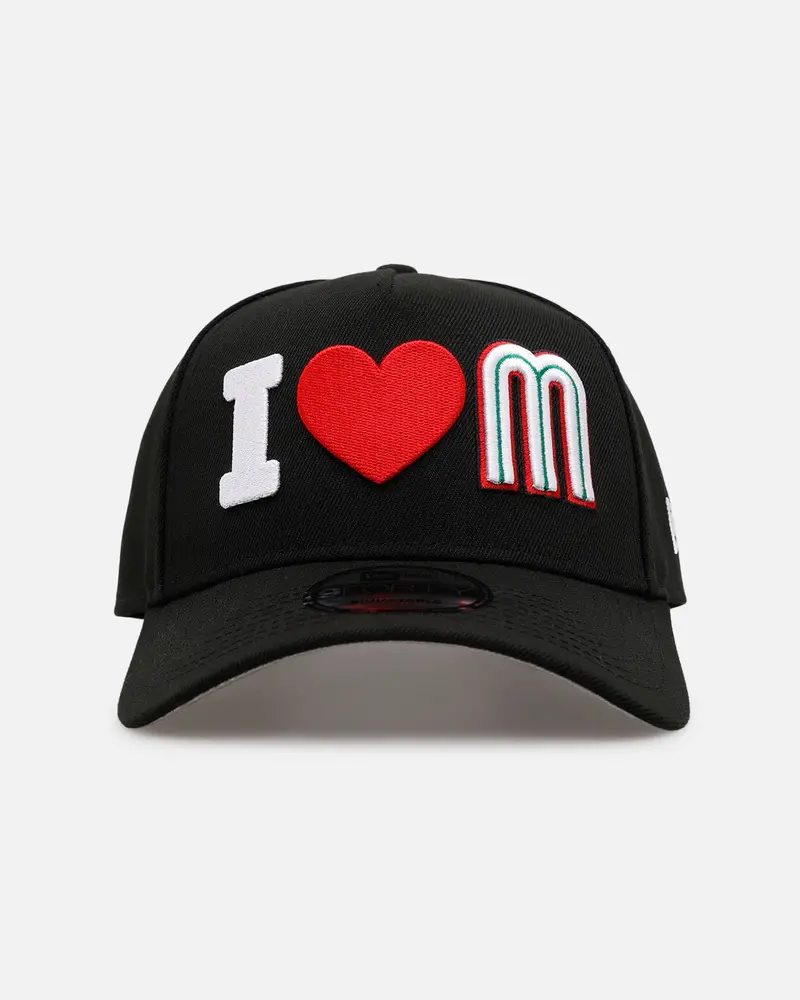 New Era Mexico National Baseball Team 'Love' 9Forty A-Frame Snapback Black 1