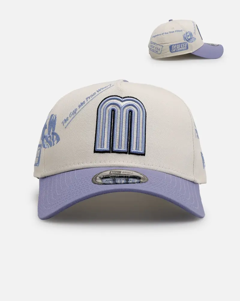 New Era Mexico National Baseball Team 'Mexico Spring Delivery' 9Forty A-Frame Snapback Purple 1