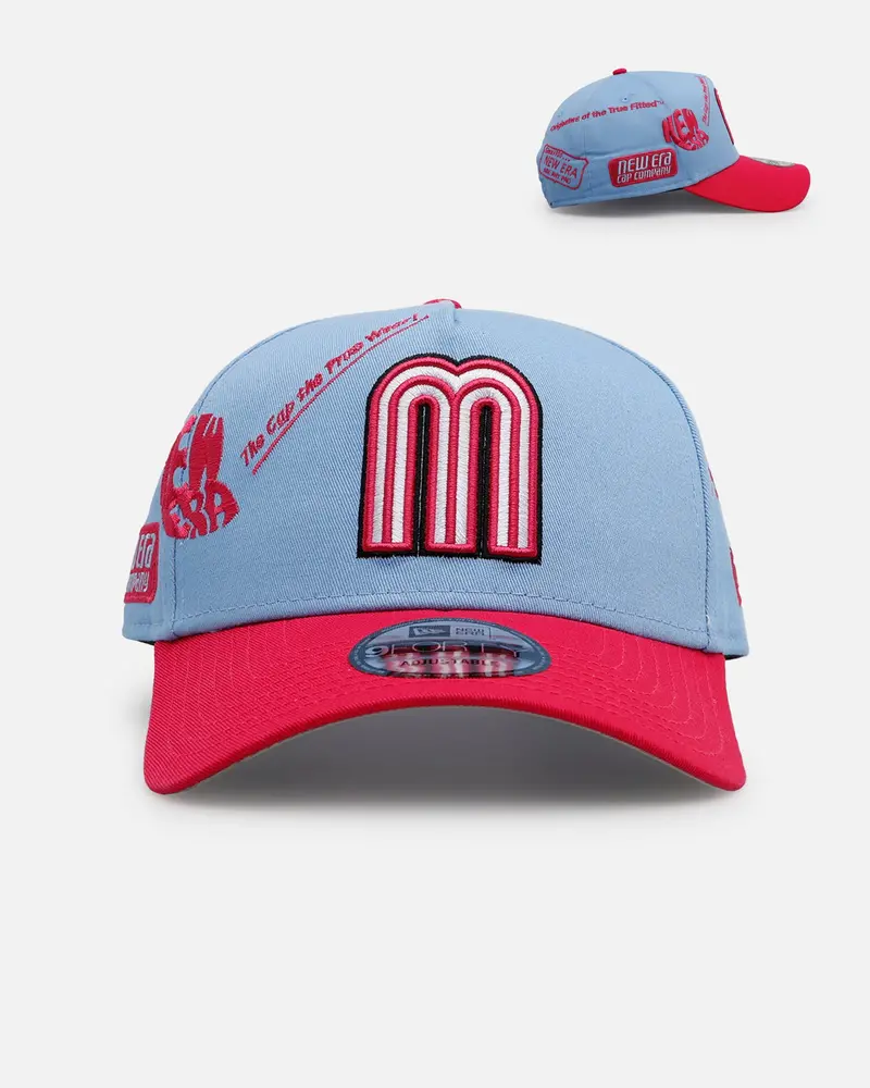 New Era Mexico National Baseball Team 'Mexico Spring Delivery' 9Forty A-Frame Snapback Sky Blue 1