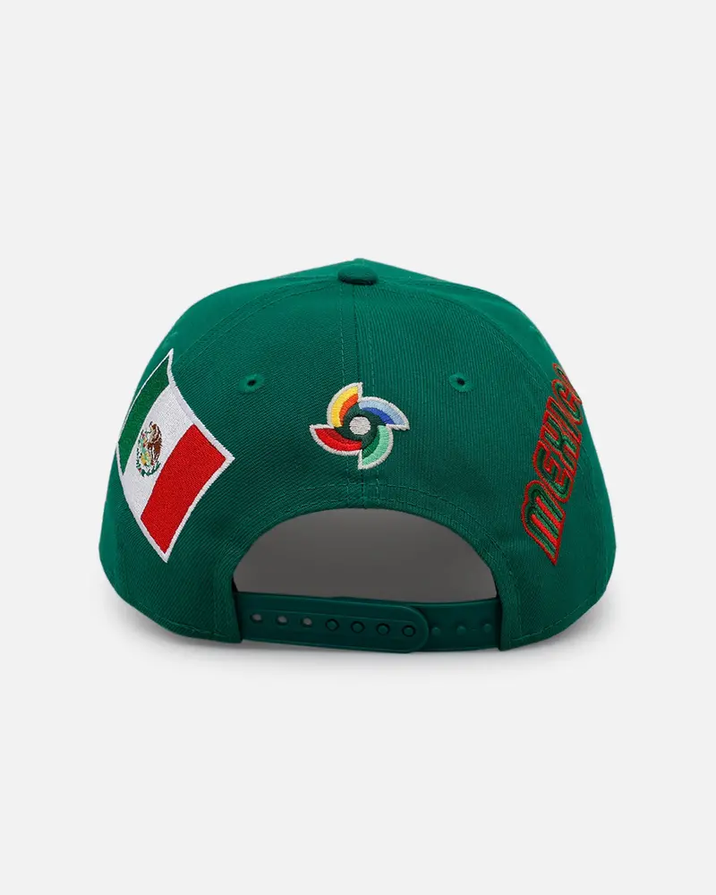 New Era Mexico National Baseball Team 'One Love' 9Forty A-Frame Snapback Official Team Color 2