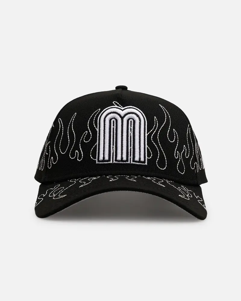 New Era Mexico National Baseball Team 'Outline Flames' 9Forty A-Frame Snapback Black 1