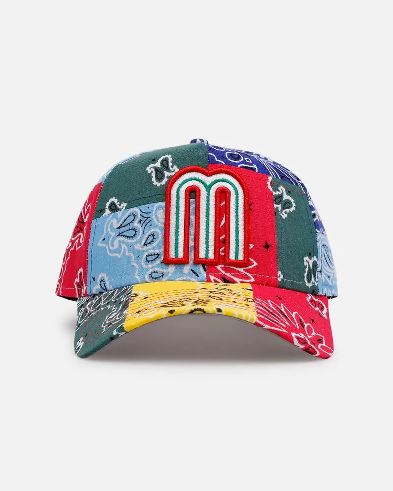 New Era Mexico National Baseball Team 'Paisley Patchwork' 9Forty A-Frame Snapback Multi 1