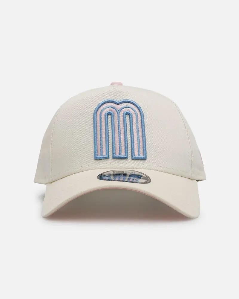 New Era Mexico National Baseball Team 'Pastel' 9Forty A-Frame Snapback Chrome White 1