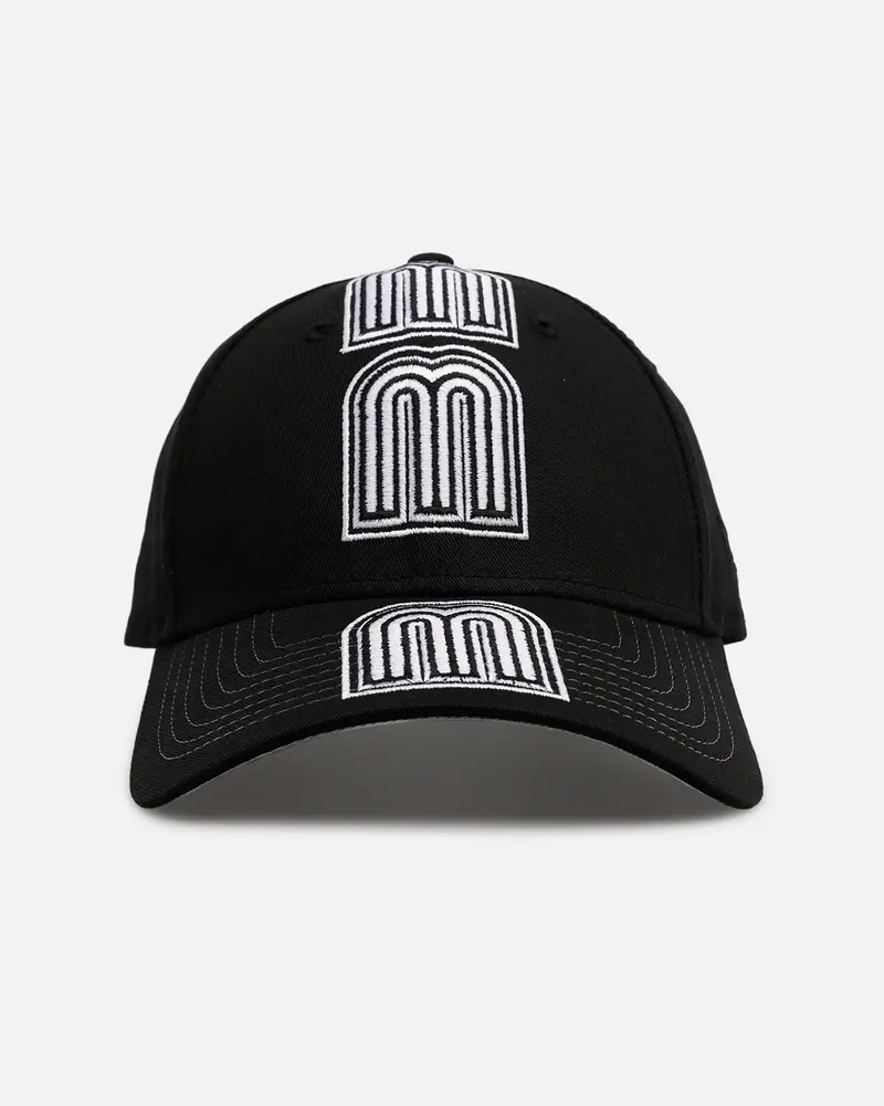 New Era Mexico National Baseball Team' 'Spine' 9Forty A-Frame Strapback Black/White 1