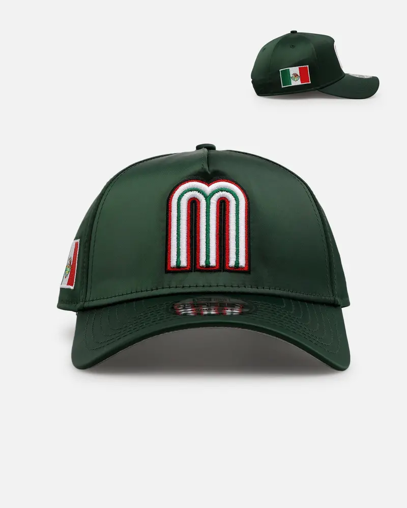 New Era Mexico National Baseball Team 'Team Color Satin' 9Forty A-Frame Snapback Official Team Color 1