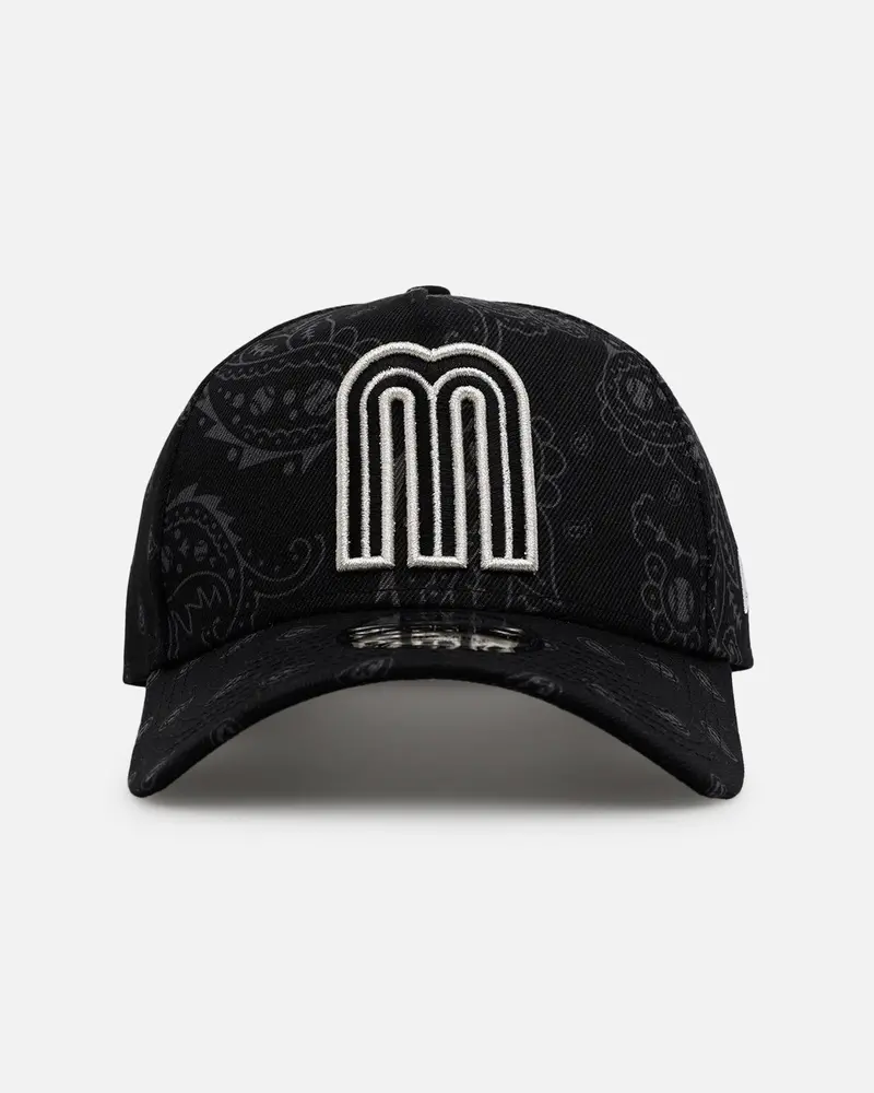 New Era Mexico National Baseball Team 'Tonal Paisley' 9Forty A-Frame Snapback Black 1