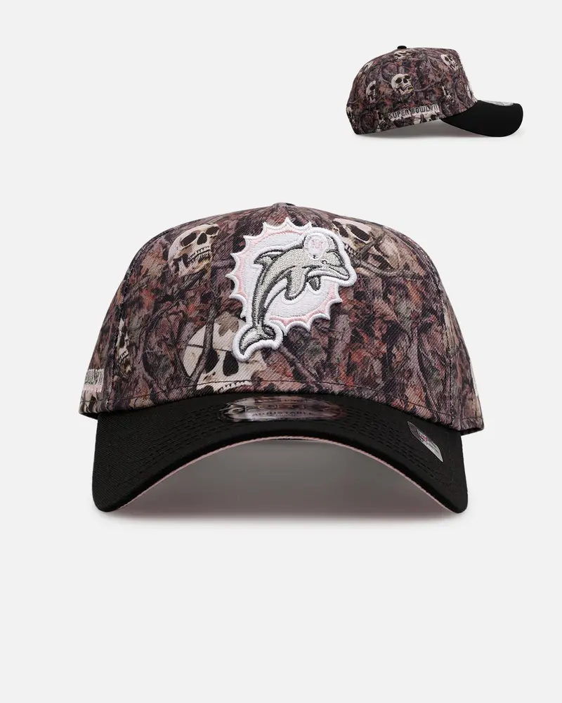 New Era Miami Dolphins 'Camo Skulls' 9Forty A-Frame Snapback Camo 1