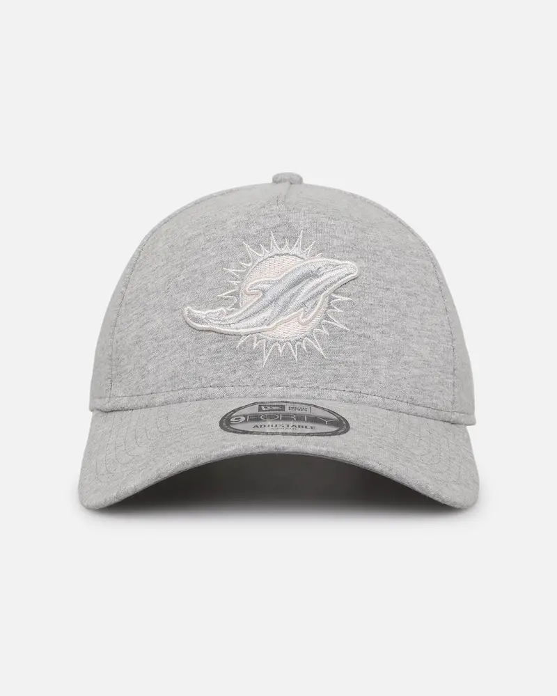 New Era Miami Dolphins 'Cozy' 9Forty A-Frame Strapback Heather Grey 1
