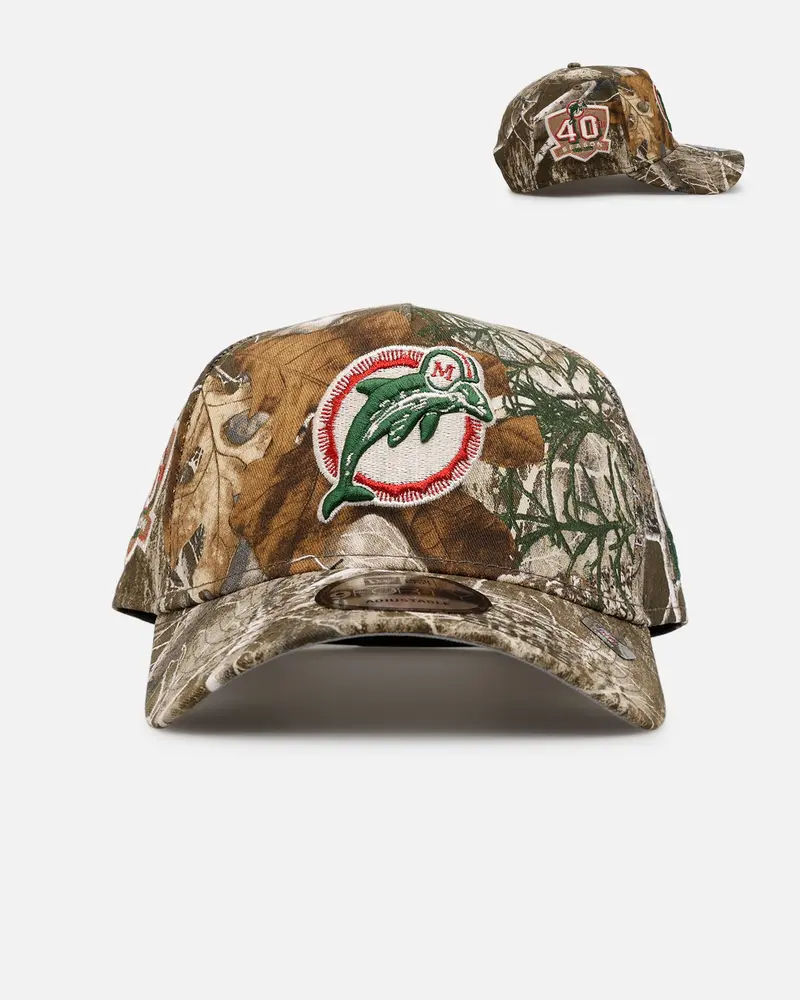 New Era Miami Dolphins 'Great Outdoors' 9Forty A-Frame Snapback Camo 1