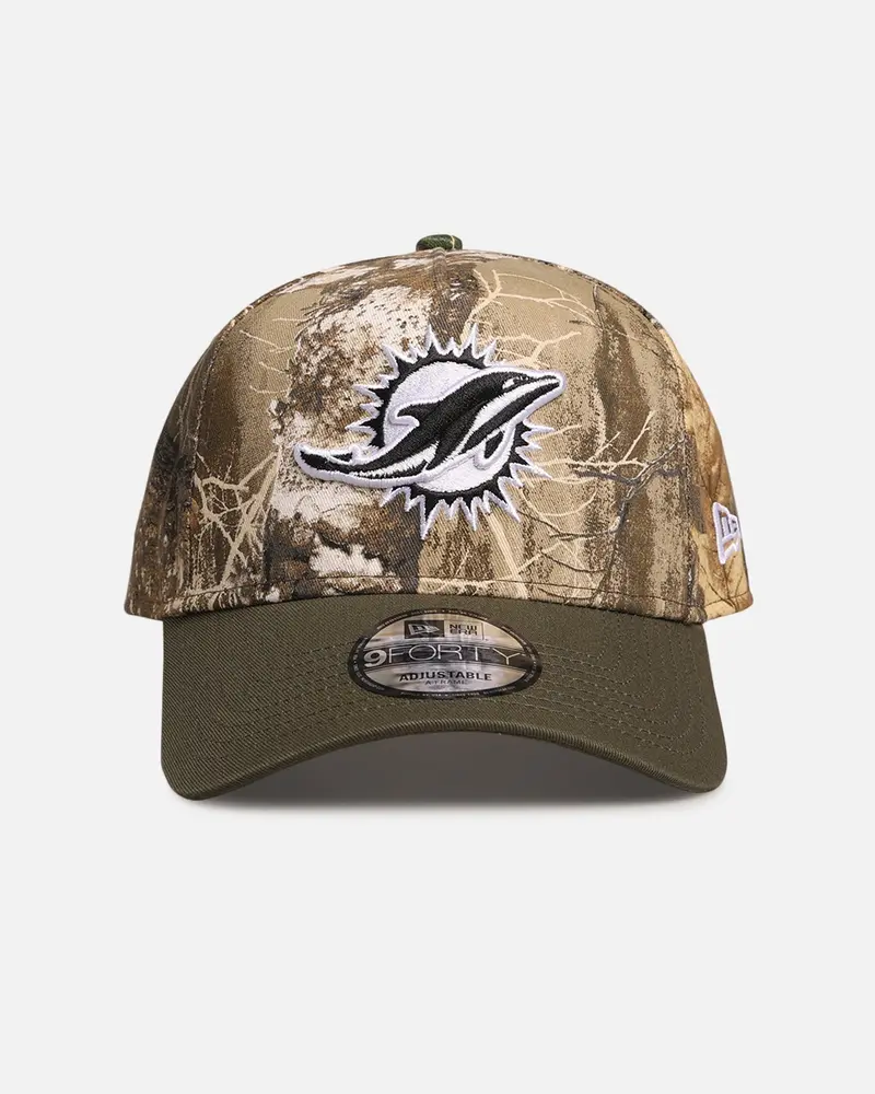 New Era Miami Dolphins 'Nfl Season Kick Off' 9Forty A-Frame Snapback Realtree/Olive 1