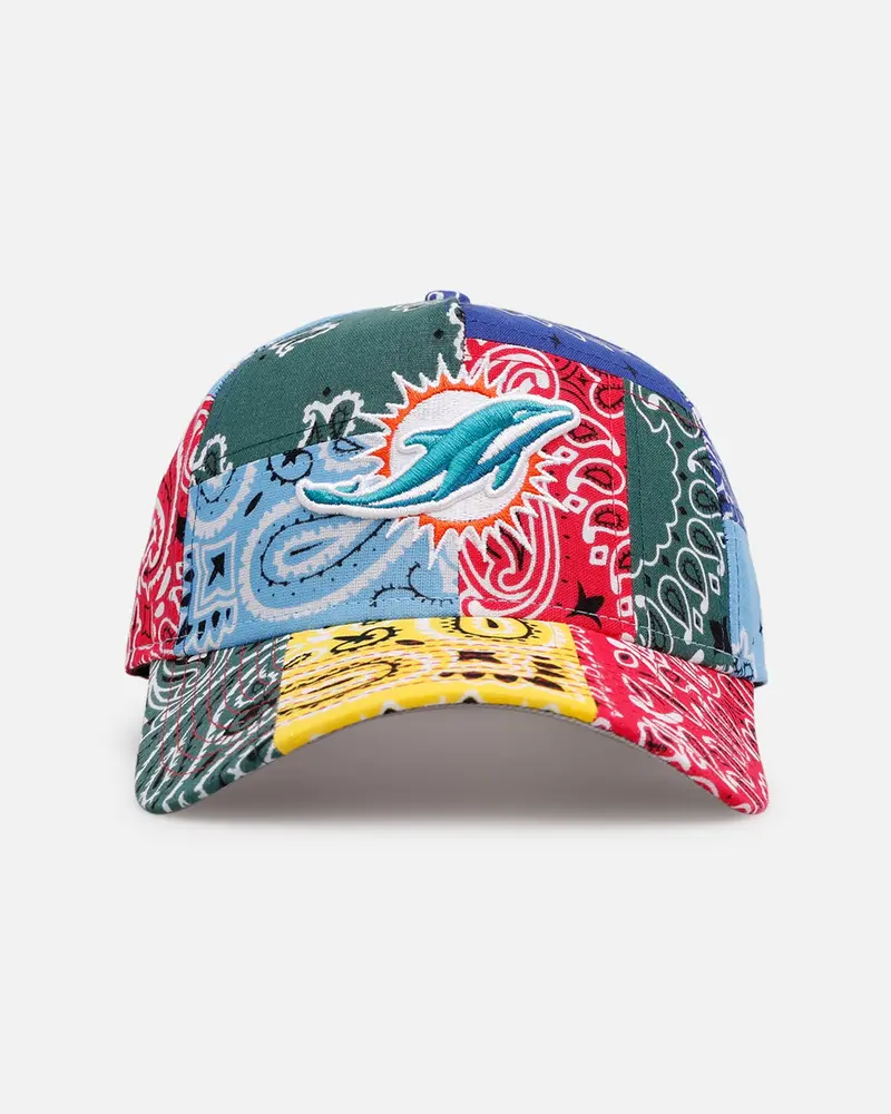 New Era Miami Dolphins 'Paisley Patchwork' 9Forty A-Frame Snapback Multi 1